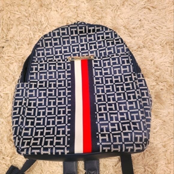 𝅺tommy HILFIGER Backpack Signature Canvas - Picture 1 of 5